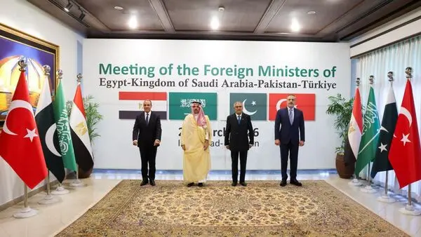 Diplomatic engagement surrounding the US–Israel–Iran war, with regional actors including Pakistan, Turkey, Saudi Arabia and Egypt shaping negotiations amid tensions in the Strait of Hormuz.