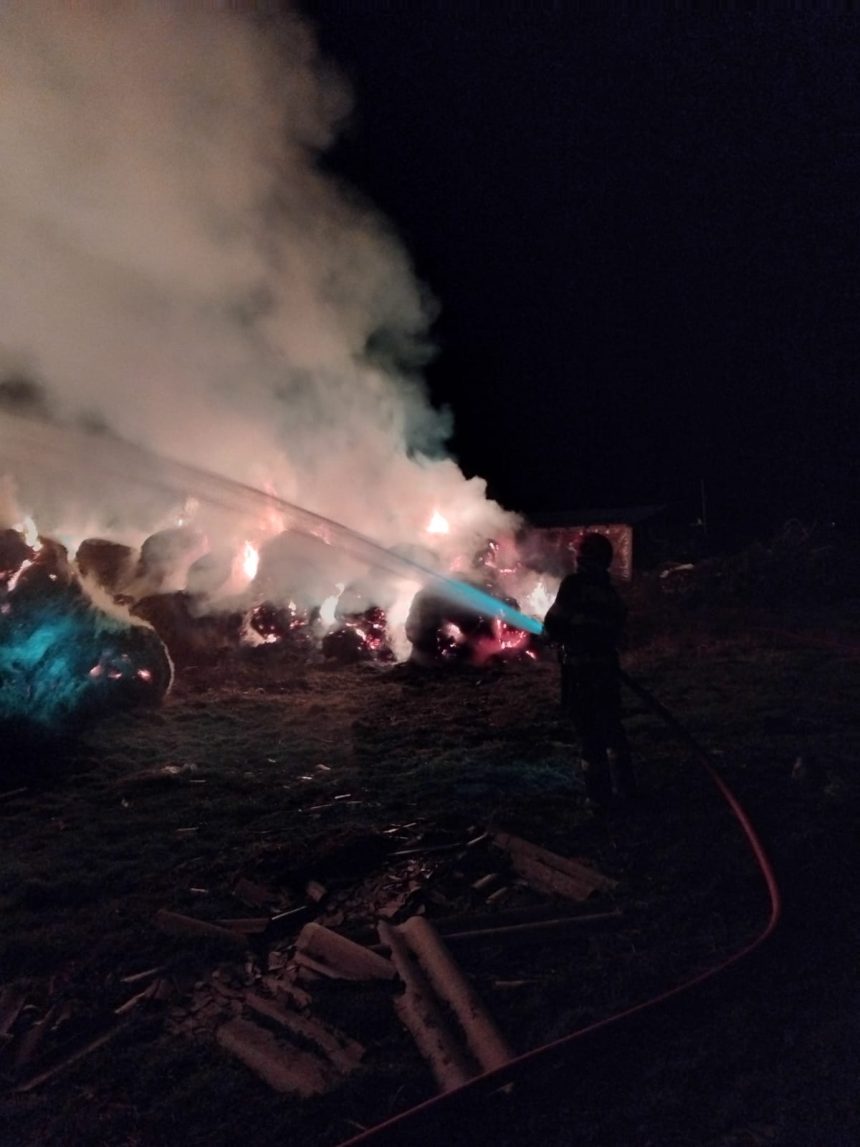 iasi pompierii au intervenit timp de noua ore pentru stingerea unui incendiu 40 de tone de furaje au ars 69b53265b5a69