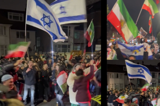 imagini senzationale cu israelieni si iranieni sarbatorind impreuna disparitia lui khamenei pe strazile din londra 69a42f698ffb6