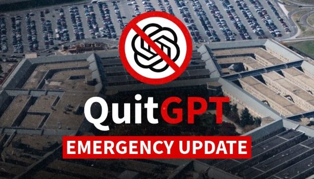 quitgpt apel la boicot dupa acordul openai cu pentagonul 69a57e0204c6f