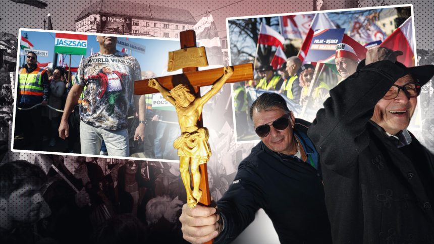 viktor orban si peter magyar se confrunta politic astazi in doua marsuri uriase la budapesta cu o luna inainte de alegeri marsul pacii este urmat de marsul pentru schimbarea sistemului 69b68bf9b0dfe