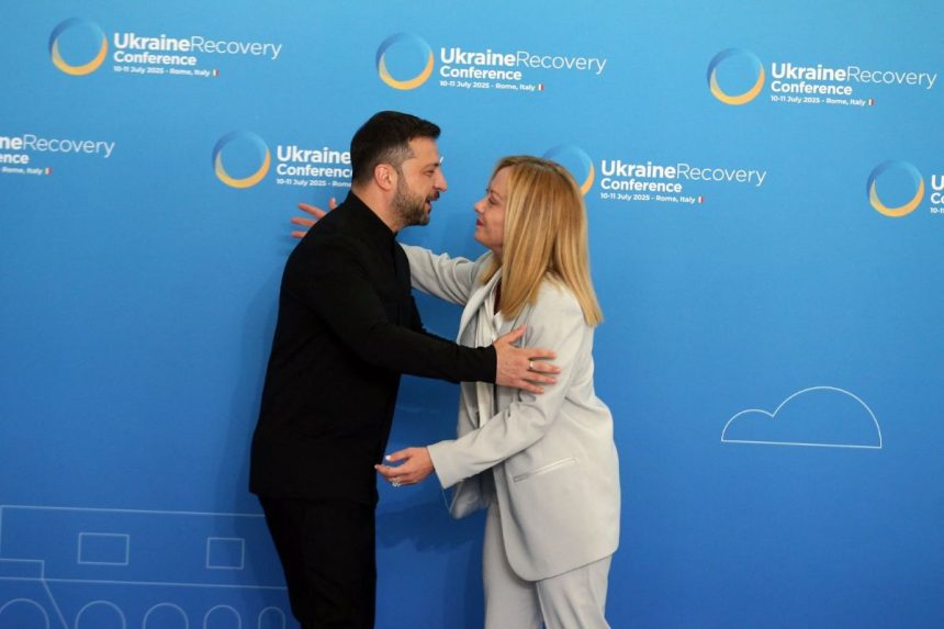 volodimir zelenski si giorgia meloni au discutat despre razboiul din iran si sprijinul financiar pentru ucraina 69aa2245aa4e1