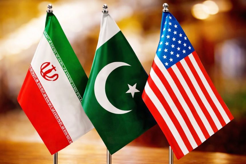 Flags of unity in golden light