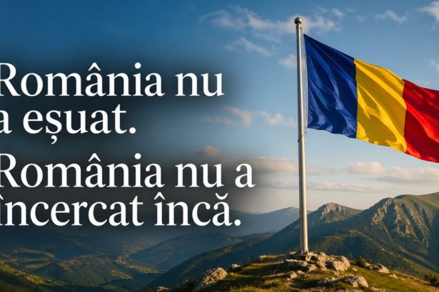 România nu a eșuat. România nu a încercat încă.