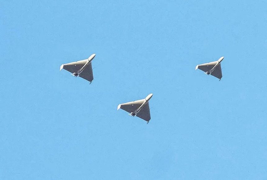 dronele cu reactie geran 3 si geran 5 operate de rusia din baze noi mai apropiate de granita cu ucraina 69ea257325109