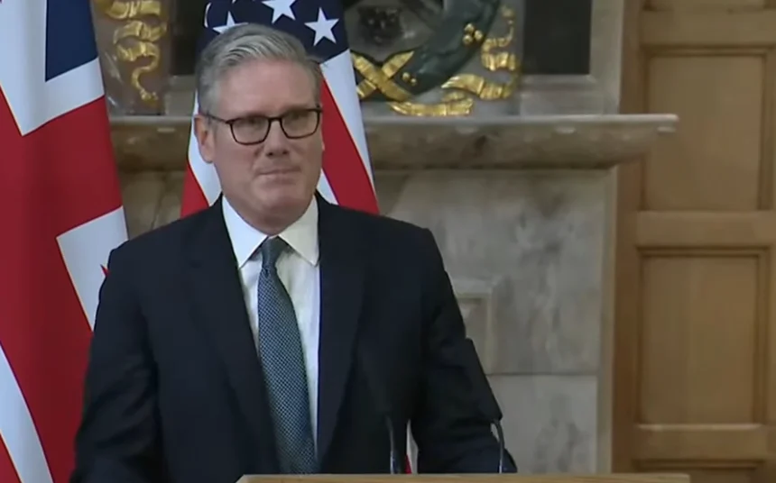 starmer reafirma angajamentul marii britanii fata de nato dupa ce trump a vorbit despre o posibila retragere 69ccfc318bb10