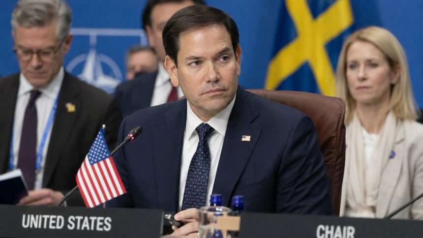 Marco Rubio between the NATO meeting in Sweden and the Quad summit in India