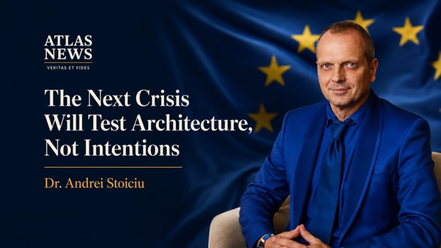 The Next Crisis Will Test Architecture Not Intentions Dr. Andrei Stoiciu