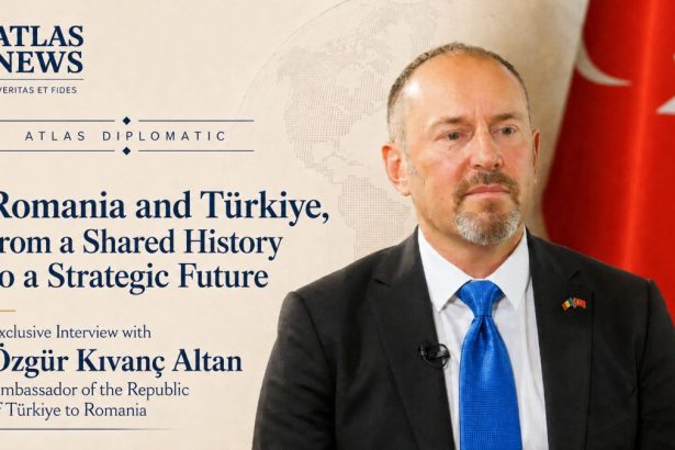 Özgür Kıvanç Altan, Ambassador of the Republic of Türkiye to Romania, in an Atlas Diplomatic exclusive interview on Romania–Türkiye relations and Black Sea security.