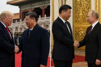 Vladimir Putin’s visit to Beijing, only days after Donald Trump’s summit with Xi Jinping, reflects a deeper geopolitical shift inside the international system. While China positions itself as the central diplomatic actor capable of engaging simultaneously with Washington and Moscow, Russia increasingly seeks to preserve relevance in a global order it no longer fully controls. The analysis examines the strategic implications of the Trump–Xi and Putin–Xi meetings, the future of the Power of Siberia 2 project, China’s balancing strategy between the United States and Russia, and the consequences for NATO’s Eastern Flank and the Black Sea region.