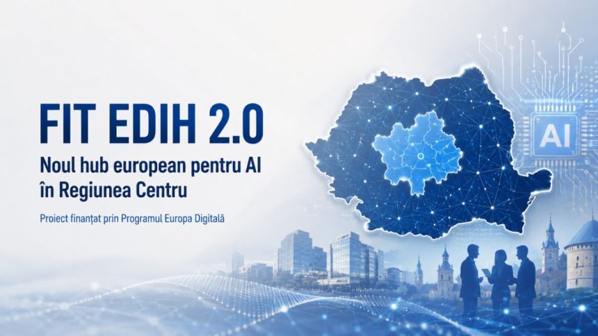 FIT EDIH 2.0, hub european de inovare digitală pentru adopția inteligenței artificiale în Regiunea Centru.