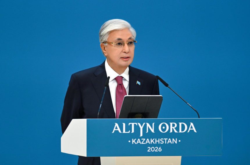 President of Kazakhstan during the plenary session