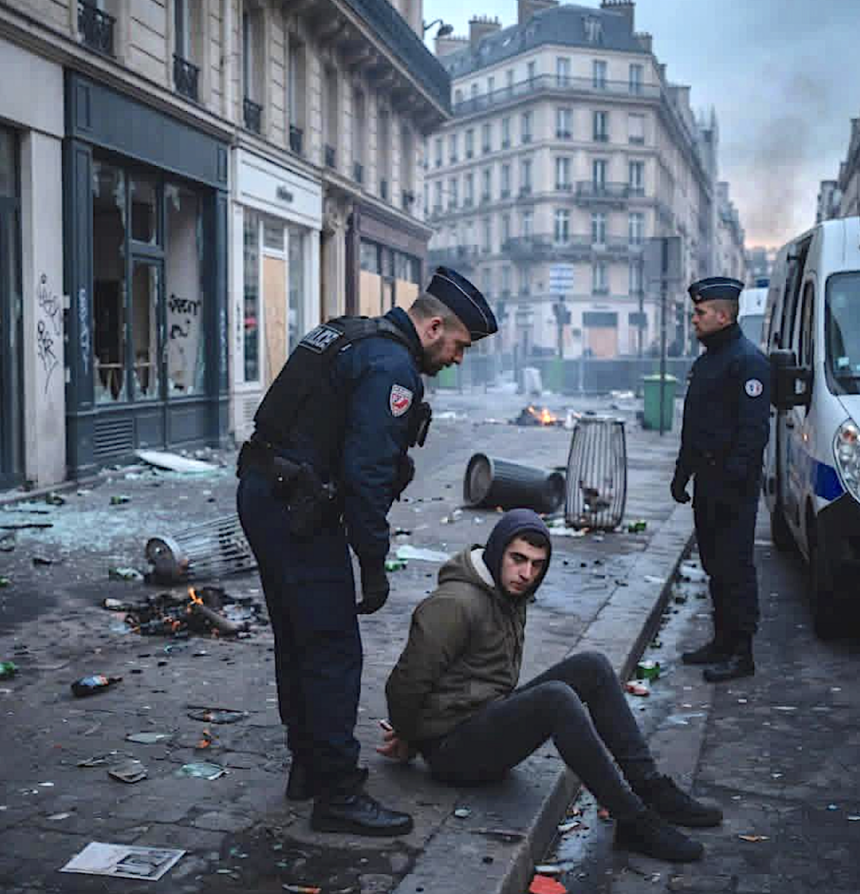 haos pe strazile parisului peste 280 de arestari si violente in noaptea victoriei istorice a lui psg 6a1bbb3258fa2