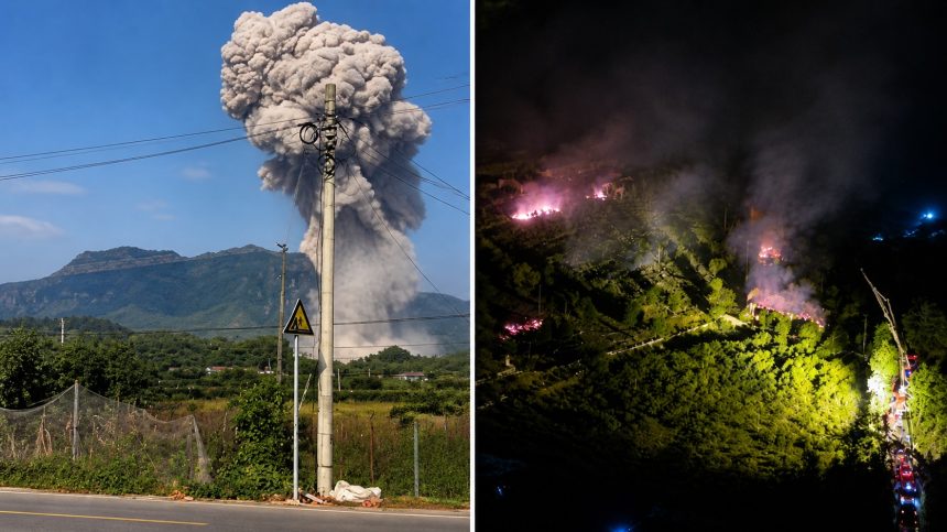 primele masuri dupa explozia mortala din china patronul uzinei a ajuns pe mainile politiei 69f9902450133