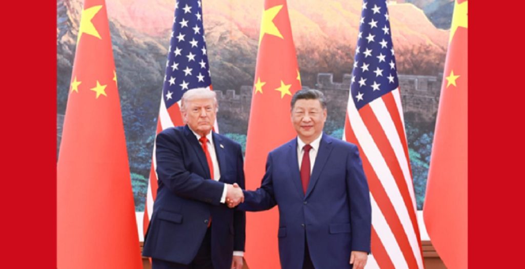 Donald Trump and Xi Jinping