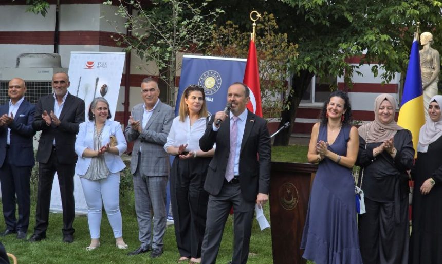 Turkish Cuisine Week diplomatic reception at the Embassy of the Republic of Türkiye in Bucharest, hosted by Ambassador Özgür Kıvanç Altan, celebrating Turkish culinary heritage and cultural diplomacy.