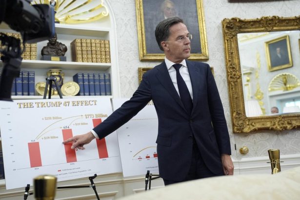 Mark Rutte and Donald Trump in Washington during a NATO meeting focused on Europe, American power and the Ankara summit.