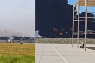 8 morti confirmati in urma prabusirii bombardierului b 52 la o baza aeriana din california nimeni nu ar fi putut supravietui spune un oficial 6a30f580af21a
