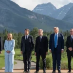 Donald Trump și Emmanuel Macron la summitul G7 din Franța, pe fundalul crizelor privind acordul SUA-Iran, Strâmtoarea Hormuz, Ucraina și mineralele critice.