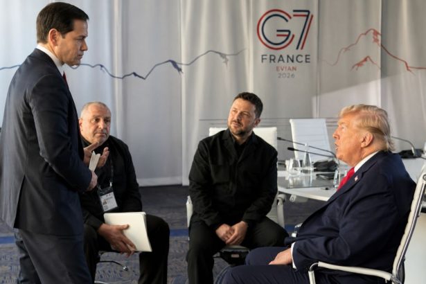 Leaders at the G7 Évian summit engaged in accelerated diplomacy and bilateral meetings