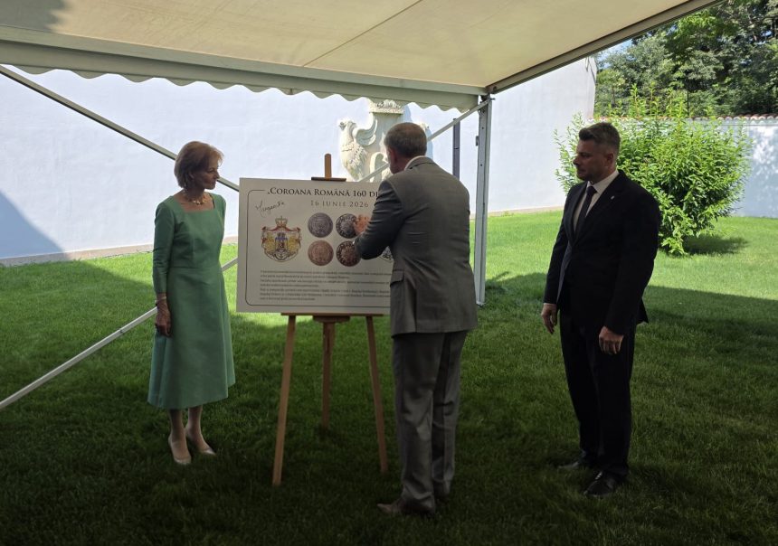 "Romanian Crown, 160 Years" medal unveiled at Elisabeta Palace in the presence of Her Majesty Margareta