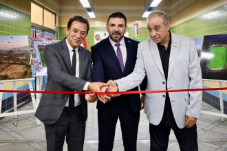Photo exhibition “Mexico 2026: Where Football Beats” at Cairo Metro’s Stadium Station presenting Mexican football culture ahead of the FIFA World Cup 2026.