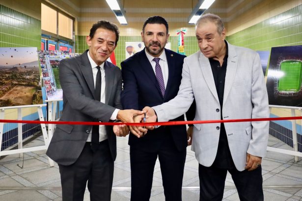 Photo exhibition “Mexico 2026: Where Football Beats” at Cairo Metro’s Stadium Station presenting Mexican football culture ahead of the FIFA World Cup 2026.