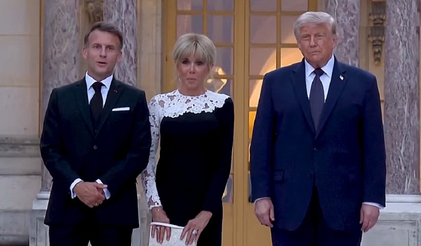 donald trump primit cu onoruri la versailles macron mizeaza pe relansarea dialogului transatlantic 6a33dbfd357e2