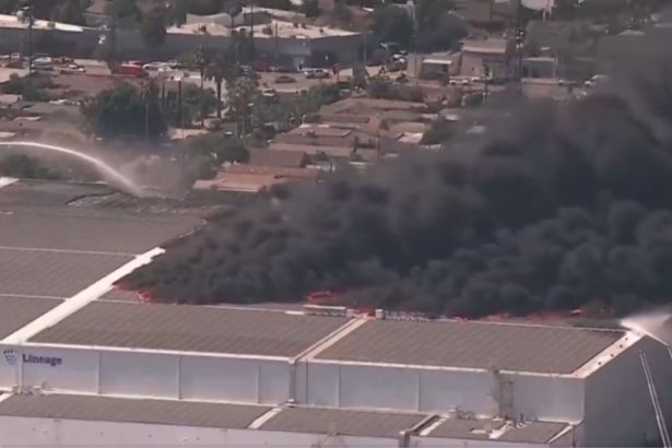 incendiu la un depozit din los angeles autoritatile au emis alerte pentru locuitori 6a33974dadef5