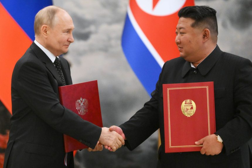 kim jong un isi reafirma sprijinul pentru rusia intr un mesaj adresat lui putin de ziua nationala a rusiei 6a2b3921ccaa5