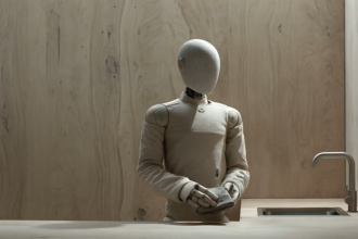 o companie a prezentat un robot umanoid care spala vase ulterior s a aflat ca era un om mascat 6a2c02b39db53