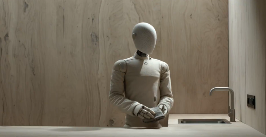 o companie a prezentat un robot umanoid care spala vase ulterior s a aflat ca era un om mascat 6a2c02b39db53
