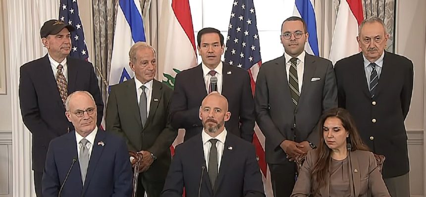 sua israel si liban au semnat un acord cadru pentru reducerea tensiunilor hezbollah respinge intelegerea 6a3ed50b2077d