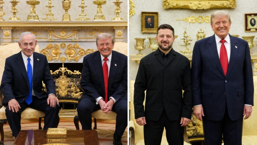 Volodimir Zelenski și Benjamin Netanyahu la Washington, în contextul strategiei americane privind Ucraina, Israelul și Iranul