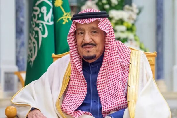 The Custodian of the Two Holy Mosques King Salman bin Abdulaziz Al Saud, patron of the sixth Saudi Media Forum in Riyadh