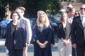 Deputata de diaspora Dumitrița Albu la ceremonia de comemorare a romilor victime ale Holocaustului