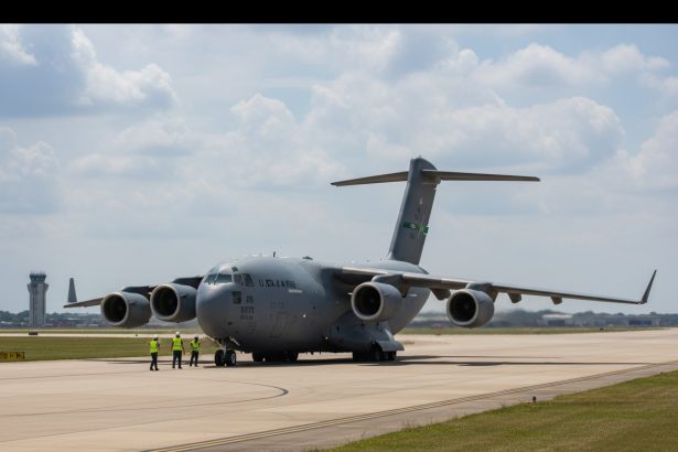 edited aeronava c 17 globemaster iii a decolat din romania cu ajutoare pentru venezuela 6a462a7de02a6