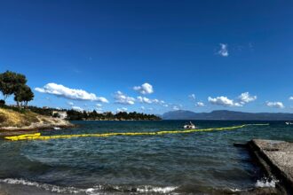 masura neobisnuita in grecia bariere plutitoare pentru a opri un peste toxic 6a4b800a64d6d