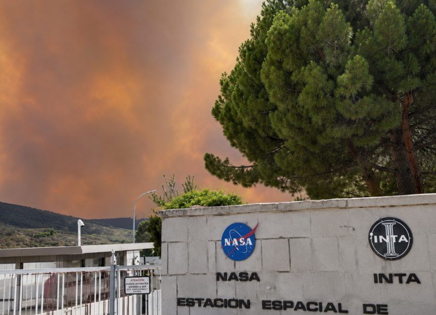unul dintre cele trei centre globale de comunicatii ale nasa afectat de incendiile de vegetatie din spania 6a644814da400