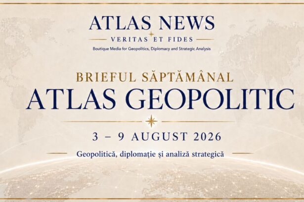 Brieful Atlas Geopolitic 3–9 august 2026 – cinci dosare-cheie despre Marea Roșie, Marea Neagră, China, NATO 3.0 și Pactul de la Mecca.