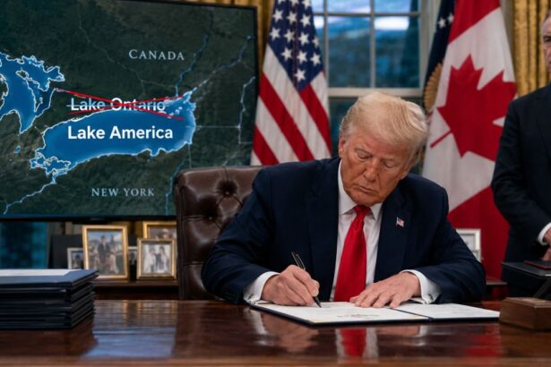 Donald Trump Canada Lake Ontario Lake America