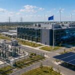 European digital sovereignty and data centre infrastructure with AI systems cloud servers and energy grids symbolising the tension between technological autonomy and high electricity costs