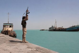 Houthi maritime strategy and sea denial operations in the Red Sea near the Bab el-Mandeb Strait