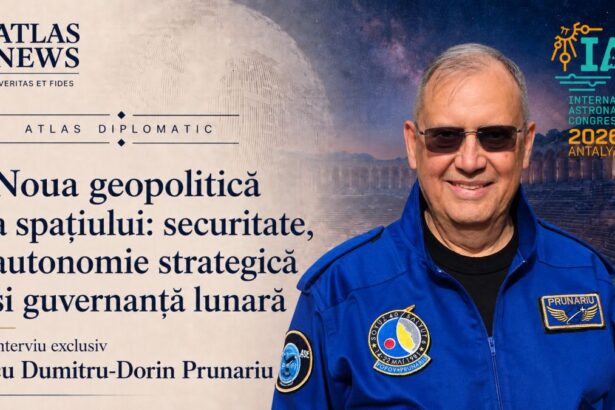 Dumitru-Dorin Prunariu — interviu exclusiv Atlas News România despre geopolitica spațiului, securitate, autonomie strategică și guvernanță lunară