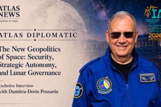 Cosmonaut Dumitru-Dorin Prunariu, exclusive Atlas News Romania interview on space geopolitics, security and lunar governance