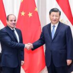 Președintele chinez Xi Jinping și președintele egiptean Abdel Fattah el-Sisi în timpul vizitei de stat de la Cairo, septembrie 2026