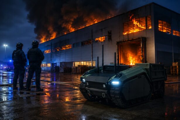 incendiu la o companie de aparare din estonia ancheta vizeaza si o posibila implicare a rusiei 6a85727a55fb9