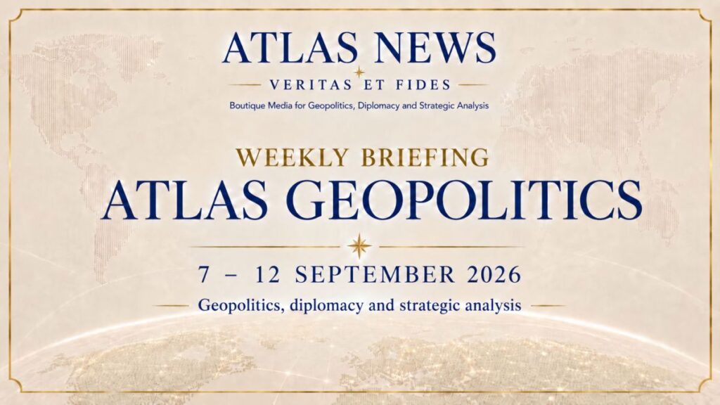 Atlas Geopolitical Brief, 7–12 September 2026 – Saxony-Anhalt, BRICS, global rearmament, Strait of Hormuz and the Houthi advance