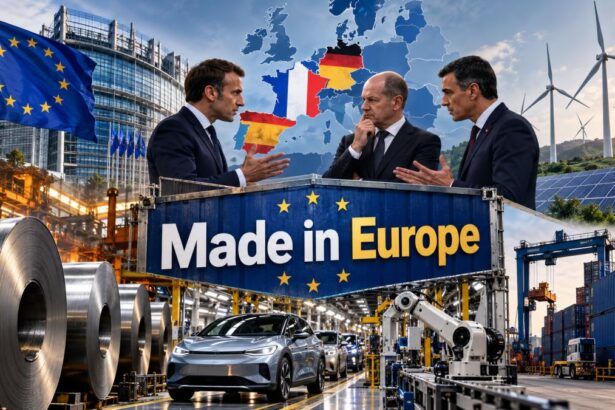 Franța, Germania și Spania susțin poziții diferite privind regulile „Made in Europe” și avantajele pentru produsele europene