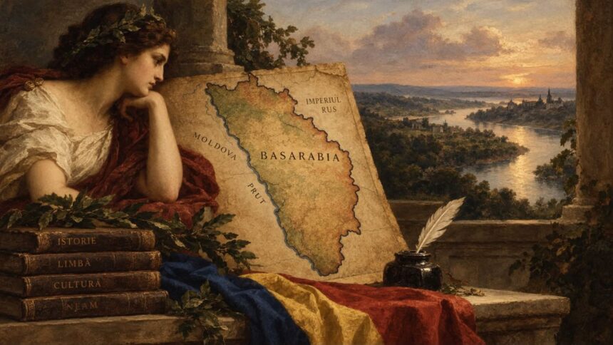 Malurile raului Prut granita dintre Romania si Republica Moldova in lumina diminetii